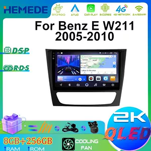 05-10 Mercedes-Benz W211 Android avtomobil GPS mərkəzi idarəetmə naviqasiya DVD.