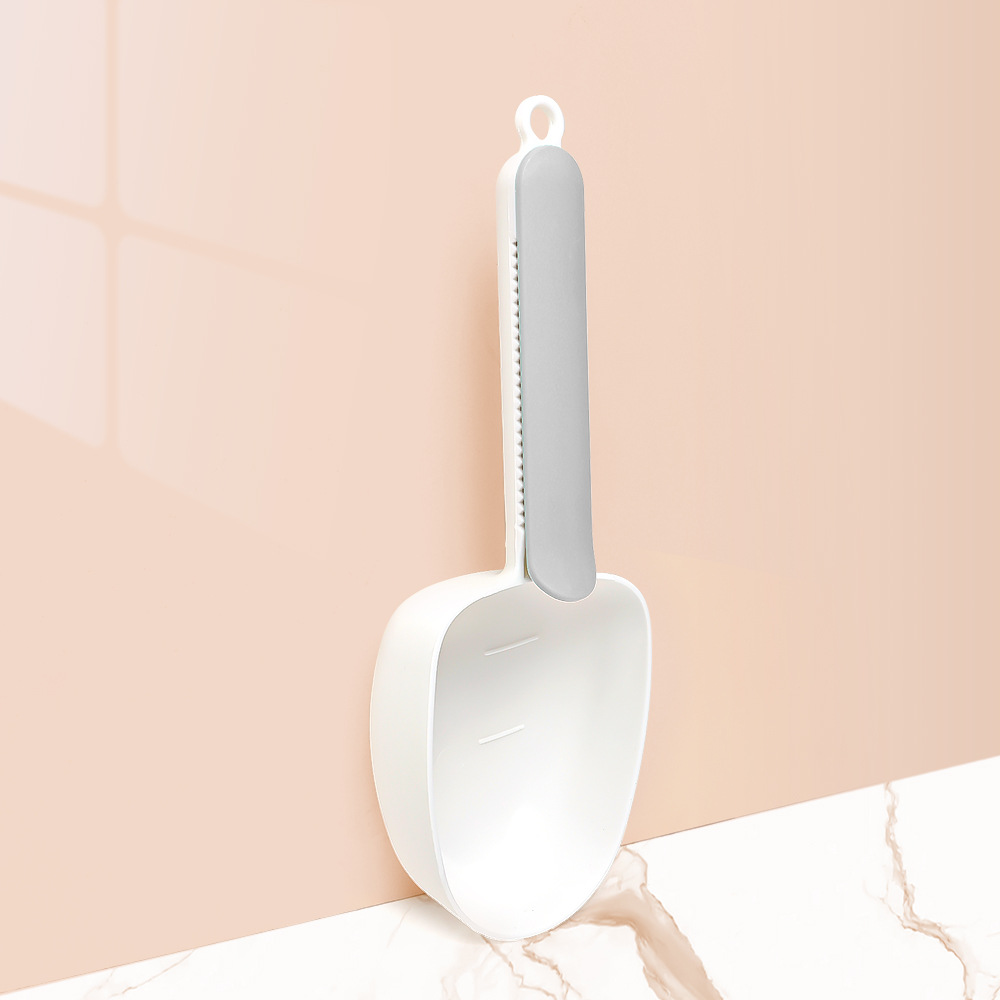 Cuchara de grano para mascotas, mango de sellado de color, cuchara de grano especial para grano para gato, cuchara de grano especial multifuncional, venta directa de fábrica