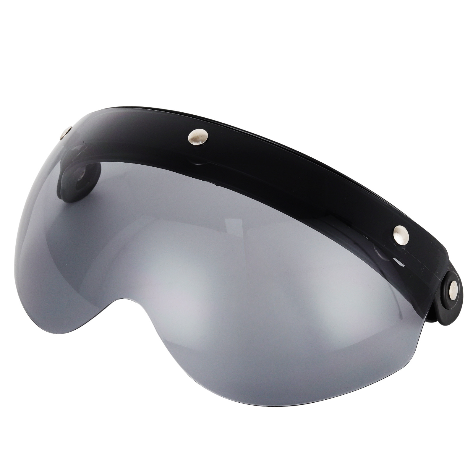 Lente de casco de motocicleta Retro Half Casco W Lente de tres botones Accesorios de casco Casco volador Lente de burbuja BV06