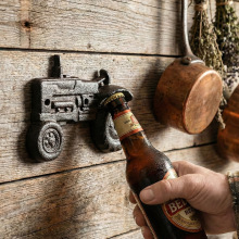 欧式复古做旧铸铁摩托车墙上啤酒开瓶器壁饰客厅餐厅墙上酒瓶启子