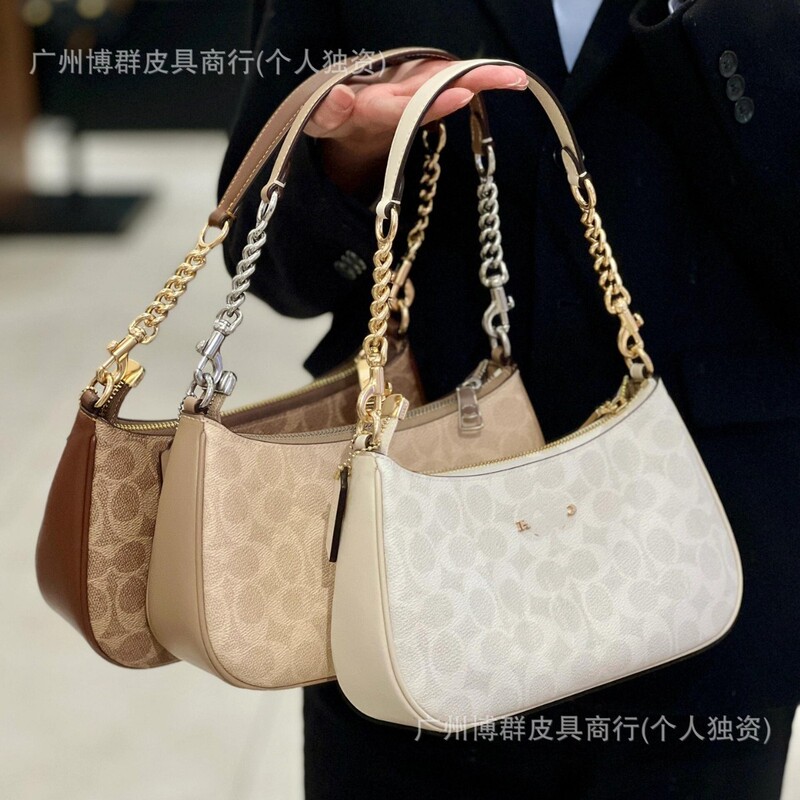 Koujia Outlet New Teri Vintage Floral Underarm Bag European and American Style Crossbody Retro Printed Chain Mahjong Shoulder Bag Versatile