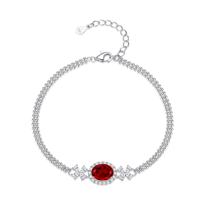 Alta calidad sin decoloración S925 plata esterlina topacio natural amatista amarilla tesoro color pulsera pulsera joyería al por mayor