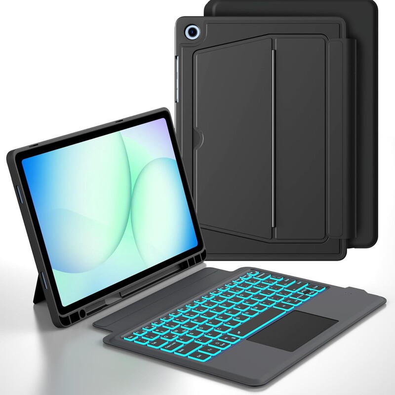 Suitable for Samsung Galaxy Tab A11+/A9+ Bluetooth Keyboard, Samsung Tablet Protective Case, Samsung Tablet Shell