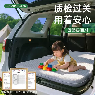 trips — Vehicle-mounted inflatable bed