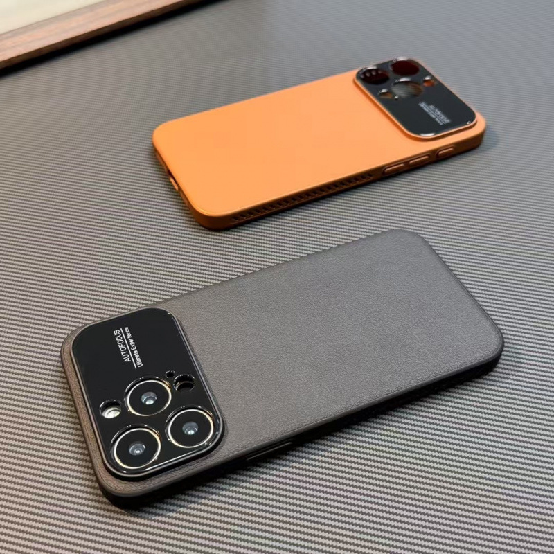秒变17大视窗适用苹果16手机壳磁吸散热iPhone15素皮14promax硬壳|undefined