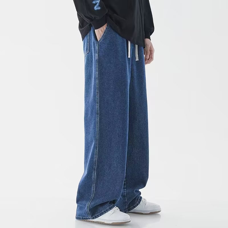 Men's Clothing for men, spring and summer style, high street, elastic waist, drawstring, retro fashion brand, spring and autumn thin style_voghion.com