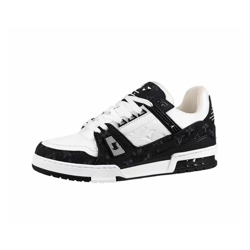 Zapatos de moda europeos Guangzhou de alta versión驴 entrenador zapatos deportivos ociosos de cuero universal para hombres y mujeres