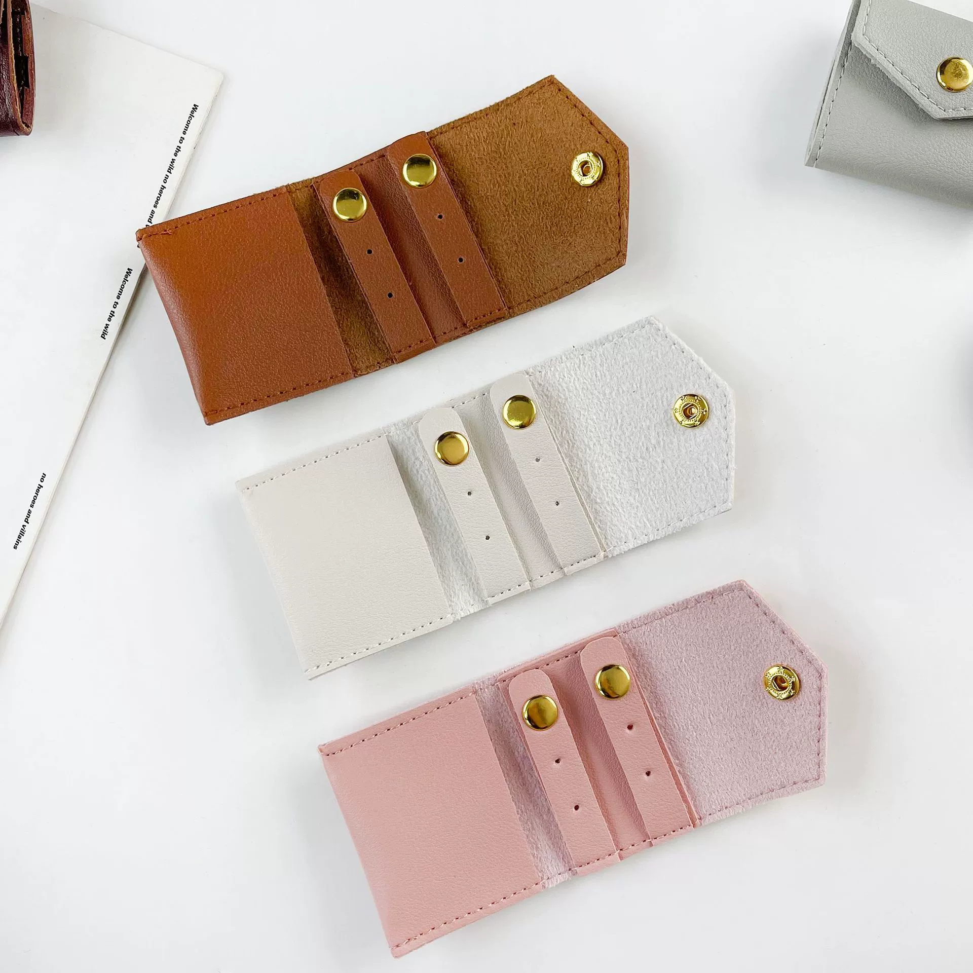 Новый PU кожа Мягкая портативная многофункциональная сумка для рулонов ювелирных изделий Серьги Кольцо Серьги Колье серьги Аксессуары для путешествий Сумка для хранения