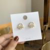 Retro advanced earrings from pearl with tassels, high-quality style, wholesale