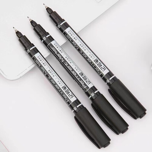 Deli 6824 marker oily thick and thin double-ended art hook pen CD marker pen office supplies wholesale