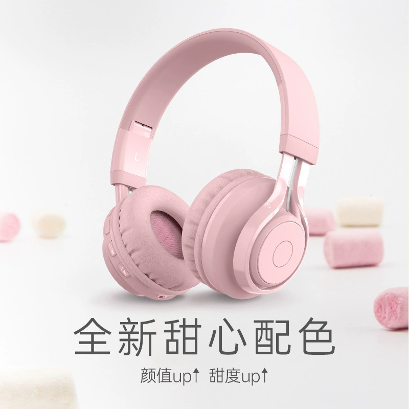 Беспроводные наушники Bluetooth, светодиодная подсветка RGB, Bluetooth 5.0, детский режим 85 дБ