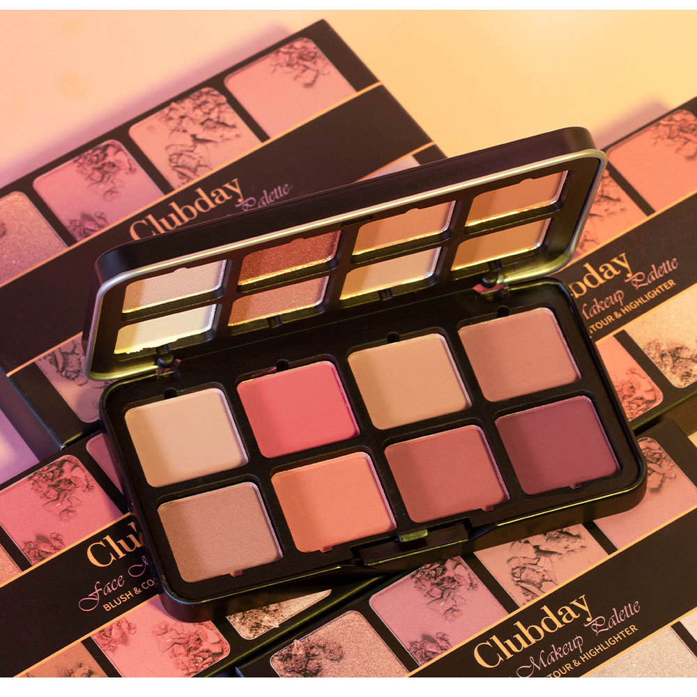 Amazon Matte Blush, Highlighter Three-dimensional contouring all-in-one set, contouring and facial makeup cross-border wholesale undefined
