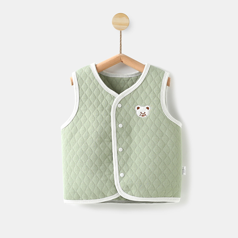 Chaleco de bebé primavera y otoño ropa exterior chaleco de bebé recién nacido otoño e invierno chaleco pequeño chaleco niños y niñas chaleco infantil