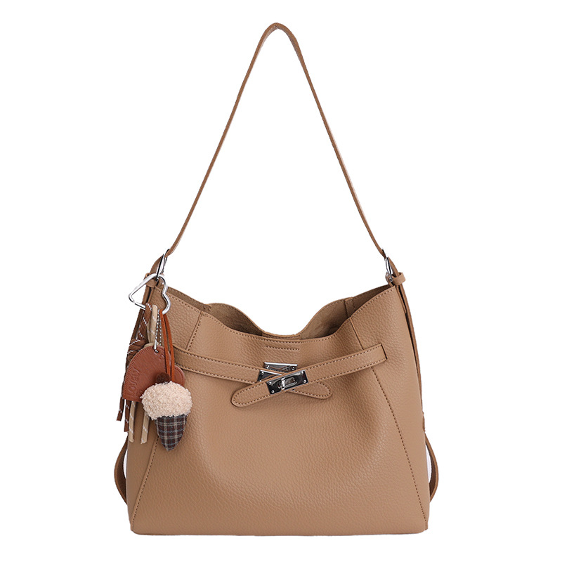 Commuting Casual Fashion Tote mochila para mujeres 2025 nueva alta sensación de gran capacidad versátil mochila de cuero suave