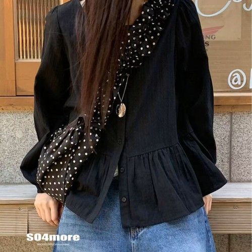 Retro polka dot Korean Instagram niche cute pleated one-shoulder crescent moon saddle bag versatile crossbody and handbag