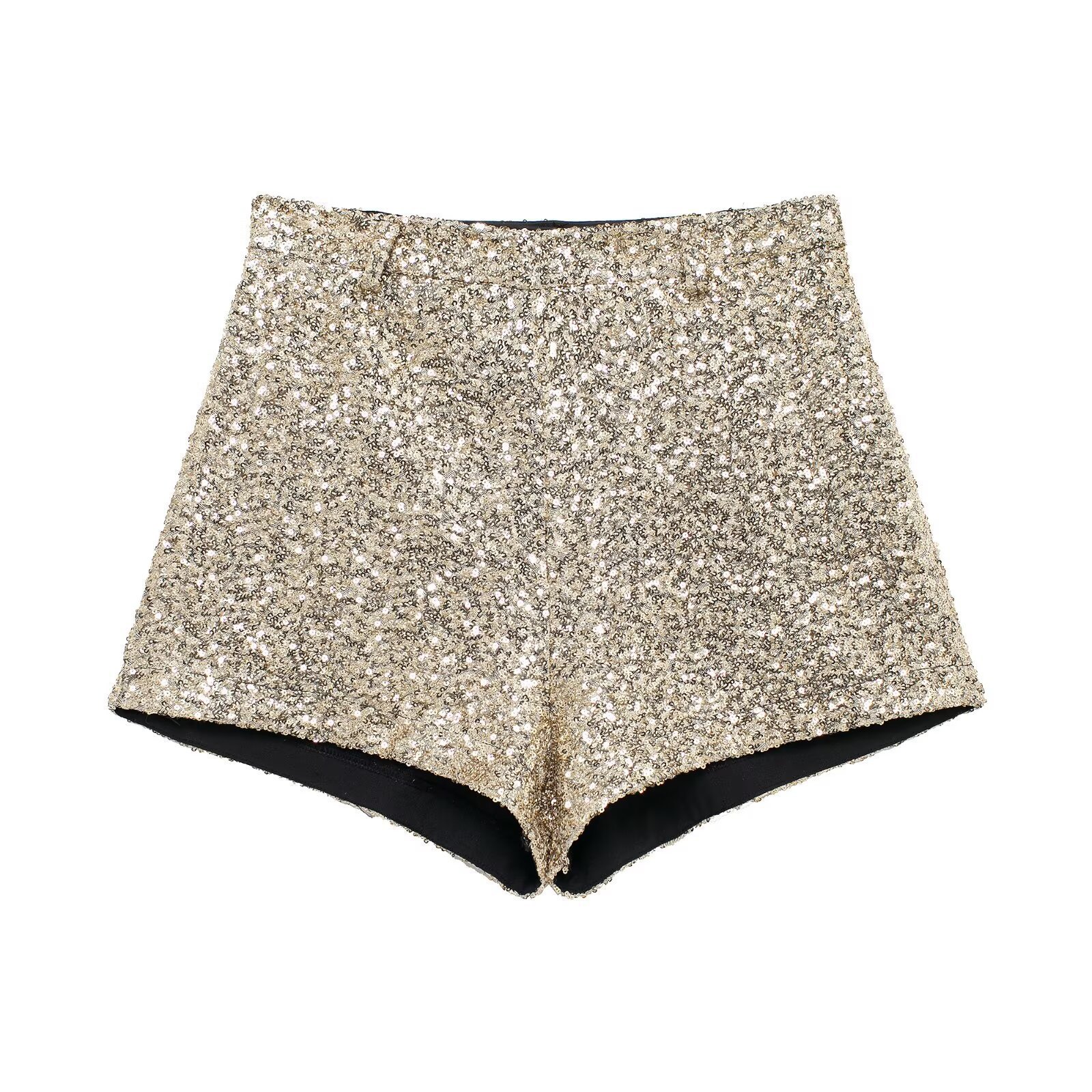 elegant shiny winter shorts for leisure