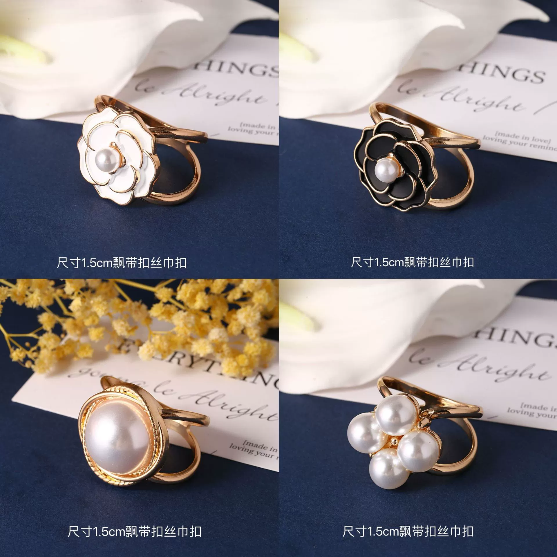 Фабрика прямые поставки шарф пряжки Pearl Camellia лук ремень фиксированной пряжки с пряжкой шарф пальто талии пряжки
