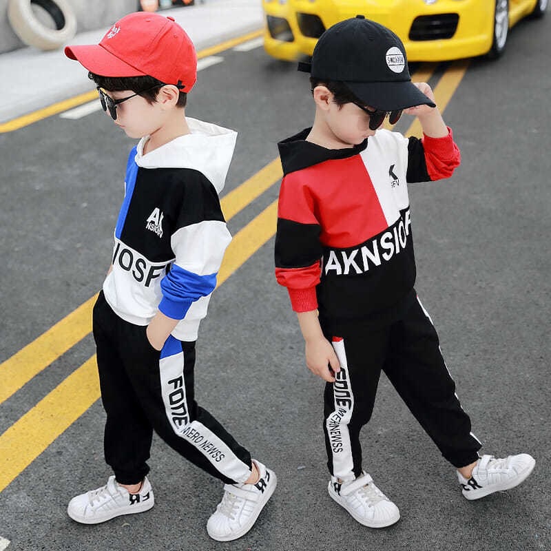 男童秋装套装2023新款2-8周岁儿童韩版卫衣两件套6宝宝洋气潮童装