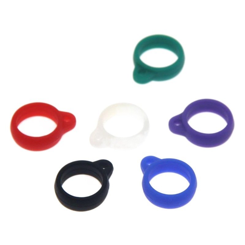 13/20/40mm anillo de silicona anillo de cordón anillo colgante de silicona anillo colgante hervidor de agua anillo colgante U disco pluma de grabación anillo colgante