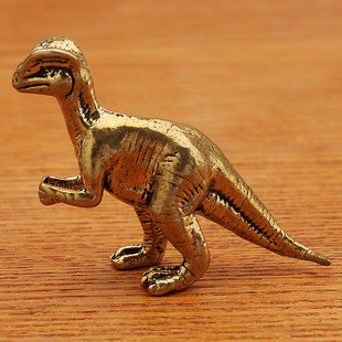 Jurassic Spinosaurus Dinosaur Small Bronze Complex Antique Gift Desktop Decoration Small Dinosaur Metal Ornaments Crafts