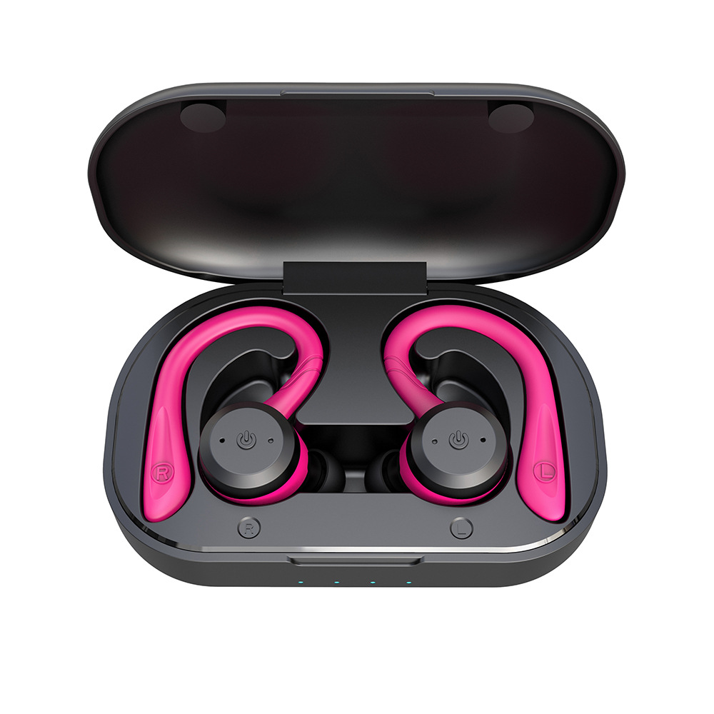 Auriculares Bluetooth en la oreja al aire libre corriendo auriculares Bluetooth impermeable auricular montado Bluetooth auriculares estéreo reducción de ruido