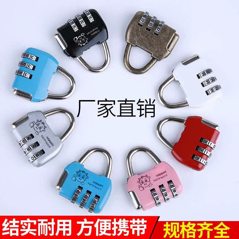 [Заводская цена] фабрика прямых продаж цинкового сплава ретро кодовый замок бронзовый кодовый замок три пароля