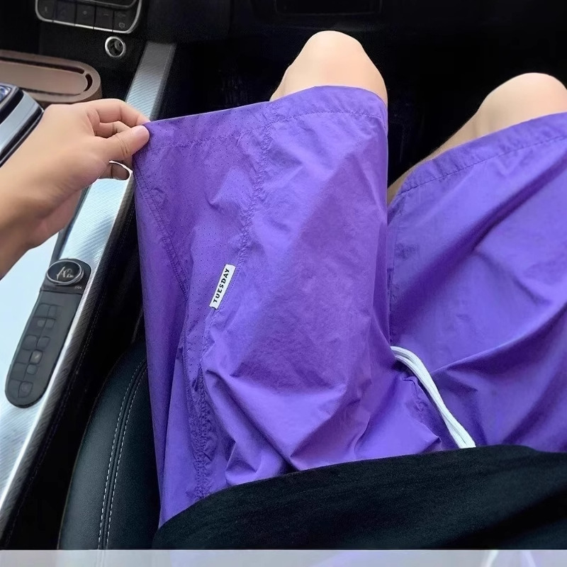American Mesh Quick-Drying Shorts Men's Summer Thin Men's Beach Pants Loose Casual Basketball Sports Pants American Mesh Quick-Drying Shorts Men's Summer Thin Men's Beach Pants Loose Casual Basketball Sports Pants