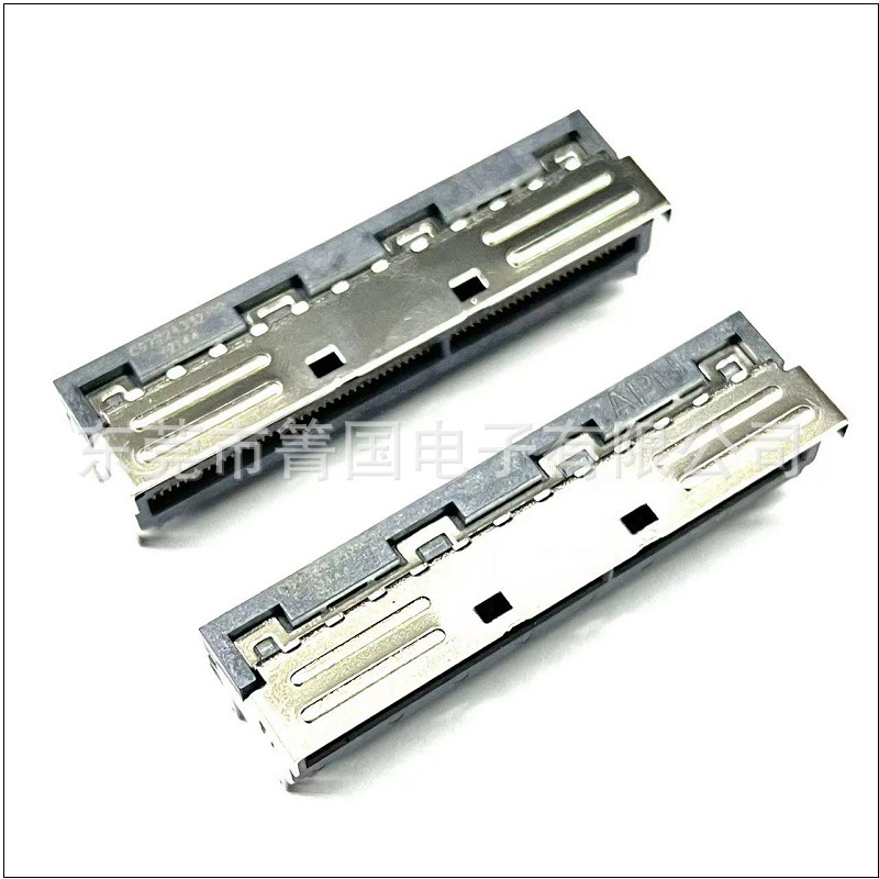 Amphenol MCIO 124Pin R/A连接器(Mini Cool Edge) G97R24332HR阿里巴巴