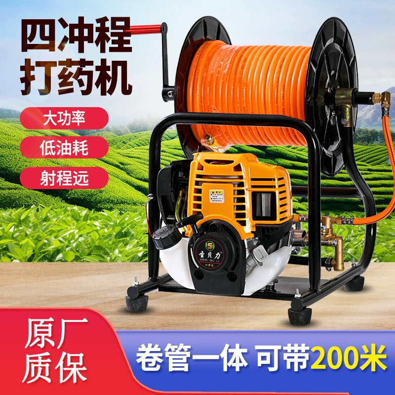 Многофункциональный бензиновый опрыскиватель высокого давления, четырехтактный, для сада, огорода и фермы