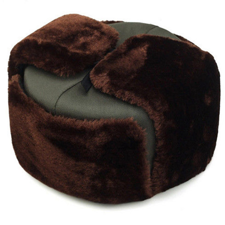 Cappelli da cacciatore Cappello Lei Feng per uomo Protezione per le orecchie Inverno Nonno Cappello spesso caldo vecchio cotone_voghion.com