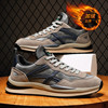 Fashionable trend universal footwear for leisure, keep warm sports sneakers, genuine leather