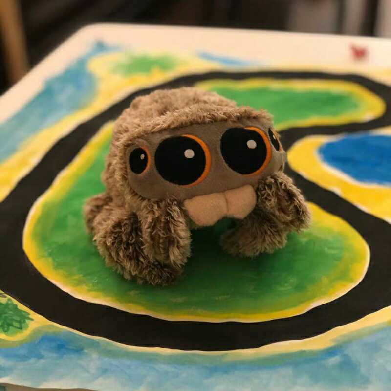 Muñeca de Peluche de Araña Lucas, Juguete de Peluche para Niños, Lindo, Spider, Muñeca Reptil Adorable