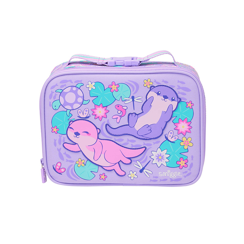 Australia smiggle doble capa Bento bolso caja de almuerzo niños de la escuela primaria BOLSA DE AISLAMIENTO impermeable bolsa de almuerzo grande