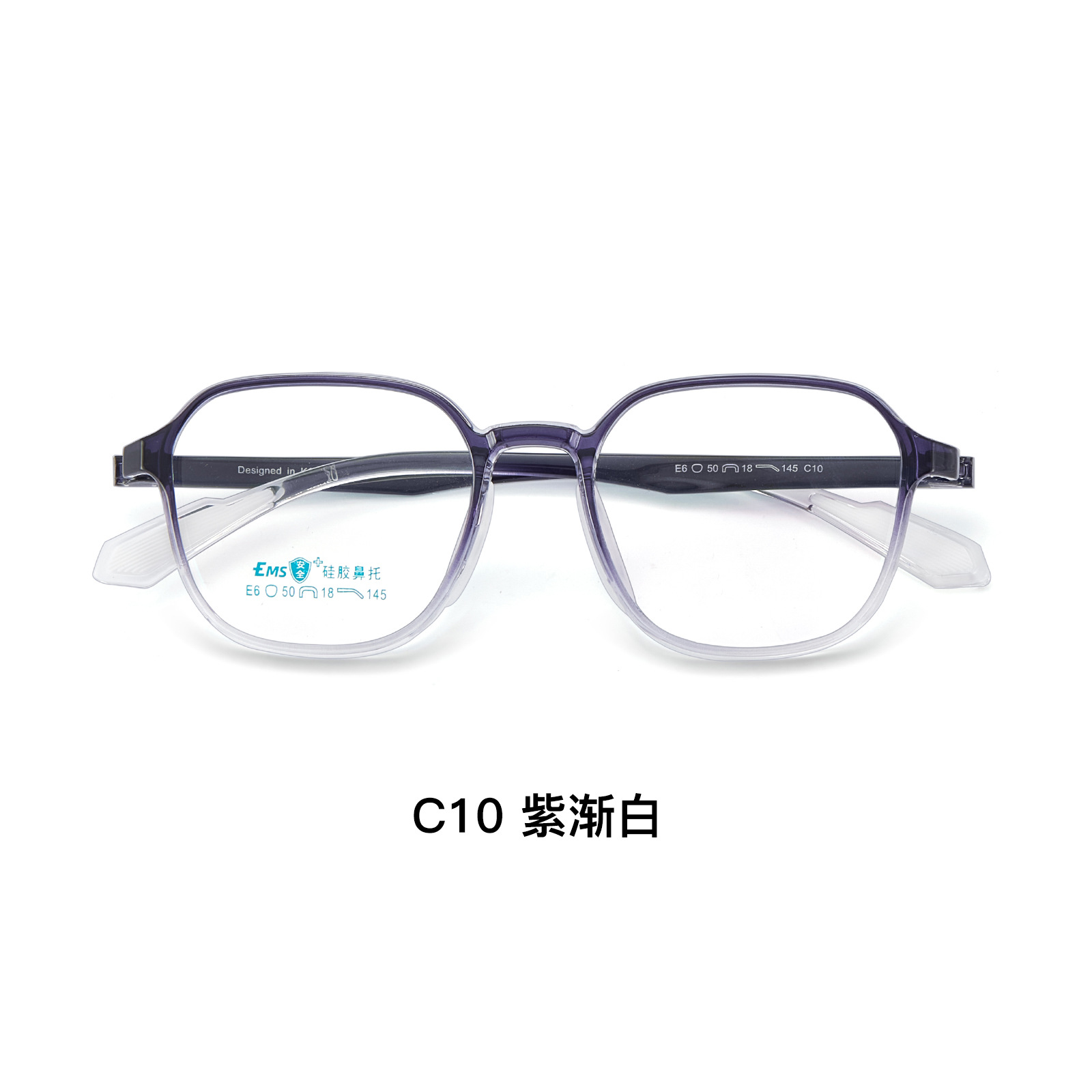 Colorido DE LOS NIÑOS TR suave almohadilla de la nariz de silicona gafas Marco de diseño de borde ancho resistente al desgaste resistente a la caída no clip gafas de la cara Danyang lote