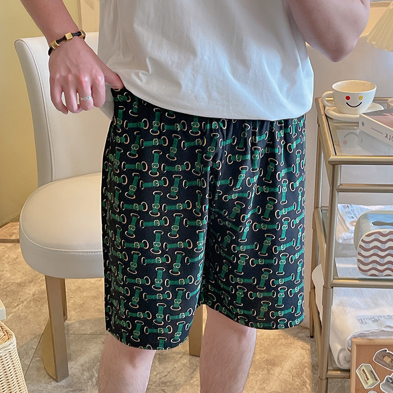 YY 남자 반바지-스트랩 블랙