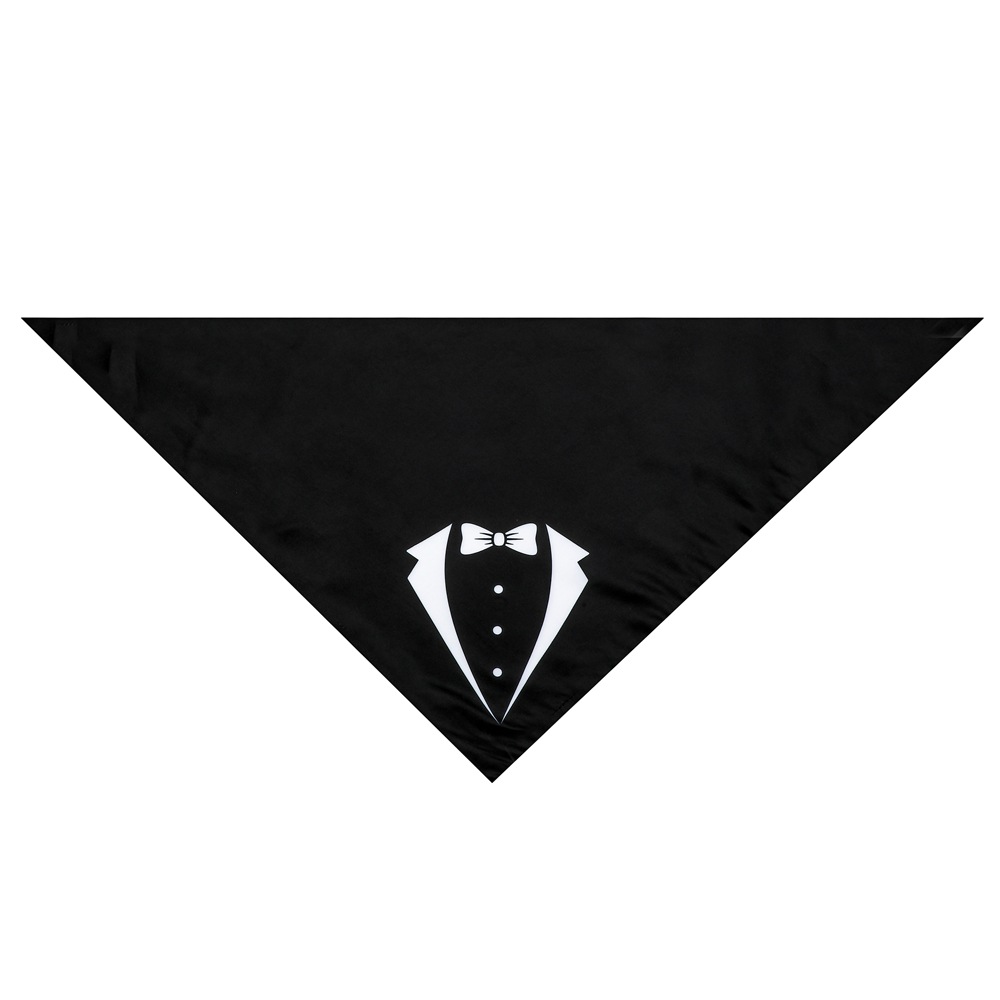 TANPOPO bufandas para mascotas toallas triangulares de poliéster impresión toallas de saliva para perros fiesta ropa de mascotas