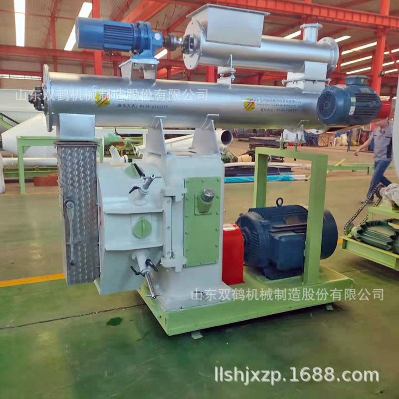 SZLH350型鸡饲料颗粒机 现货时产3到5吨的饲料颗粒机 环模颗粒机