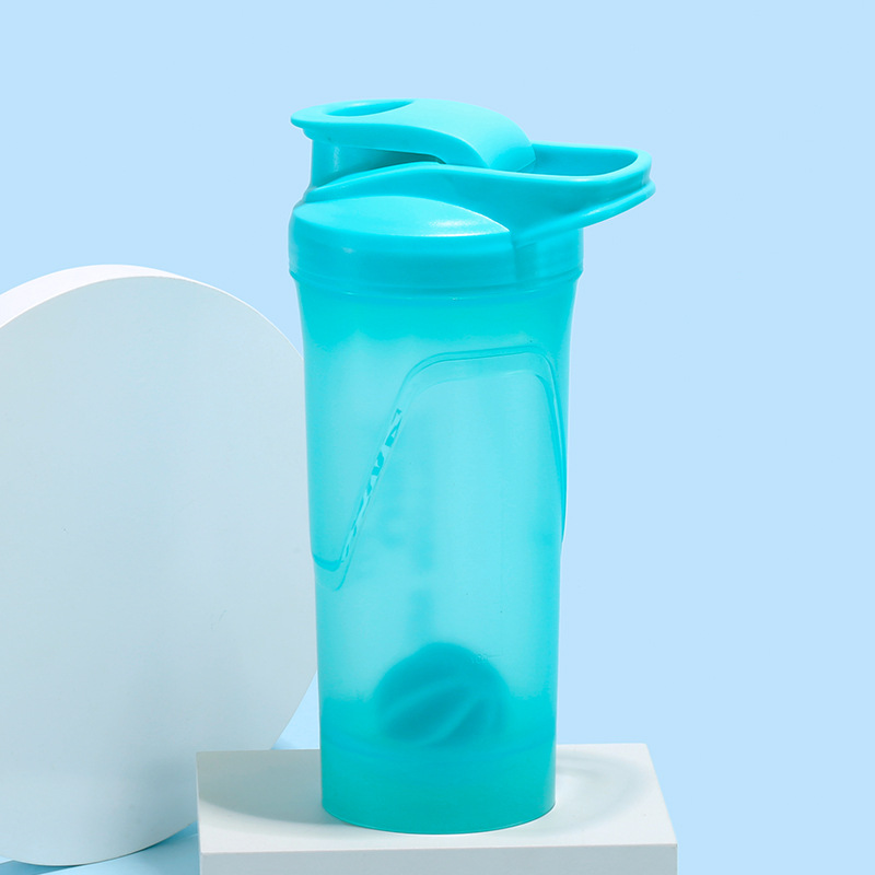 Personalizable para adultos de fitness proteína en polvo taza de mezcla deportes de plástico sellados a prueba de fugas Shake Cup