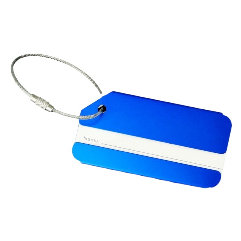 Aluminum alloy luggage tag metal luggage tag tag luggage check-in card aircraft boarding card