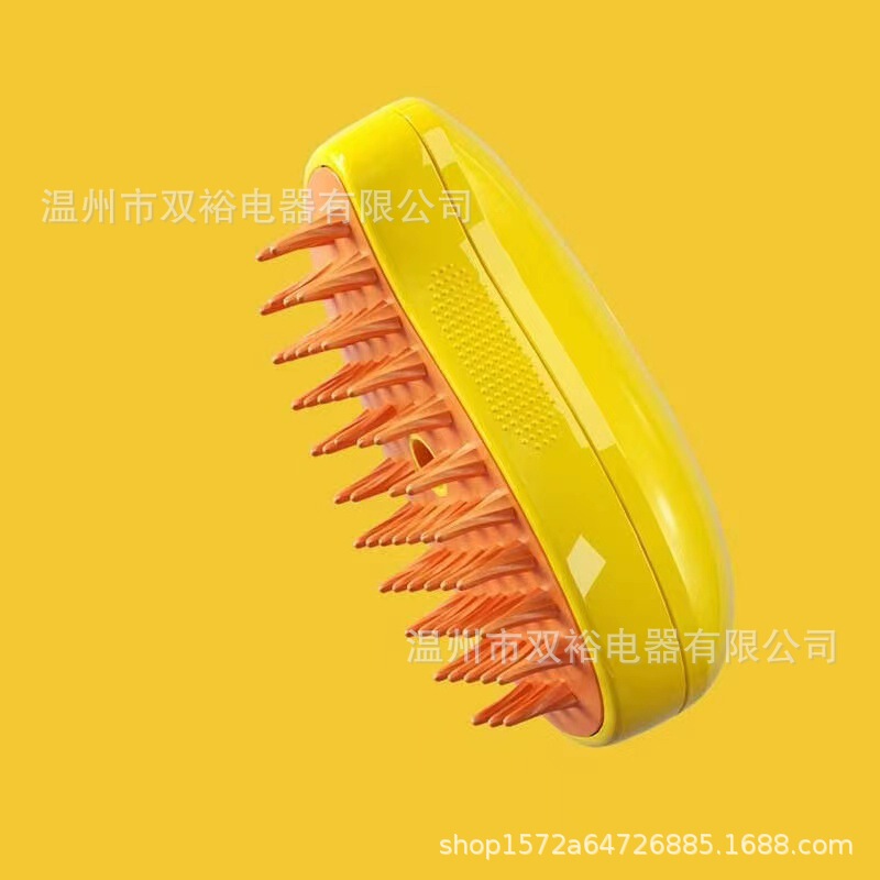 爆款宠物喷雾梳一键喷雾刷清洁去毛梳猫狗蒸汽防飞毛电动宠物用品|undefined