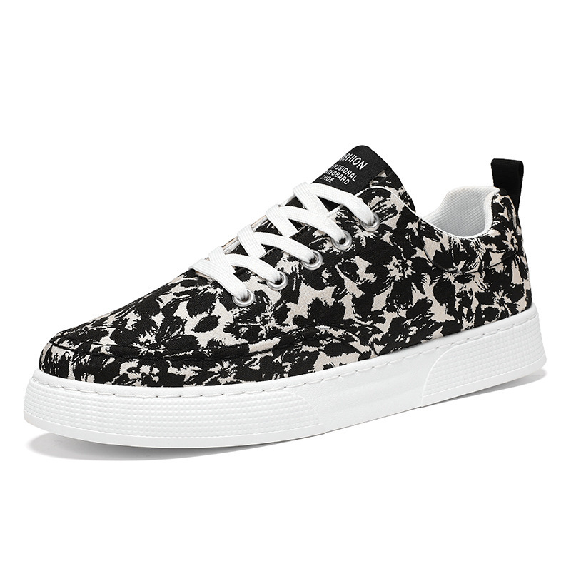 Zapatos de verano para hombres nuevos zapatos de lona transpirables para hombres, zapatos blancos de suela gruesa de todo fósforo de tendencia coreana para hombres, zapatos casuales deportivos, zapatillas de deporte