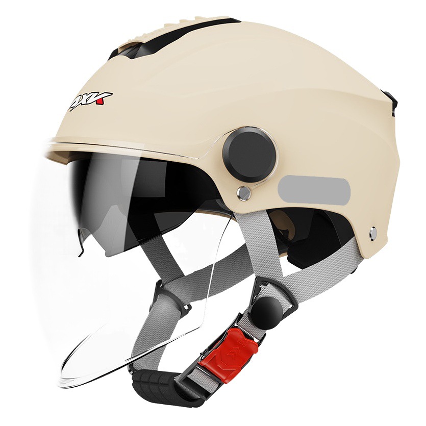 Nuevo estándar nacional 3C certificado casco de coche eléctrico de verano de las mujeres protección solar batería motocicleta medio casco de seguridad Four Seasons de los hombres