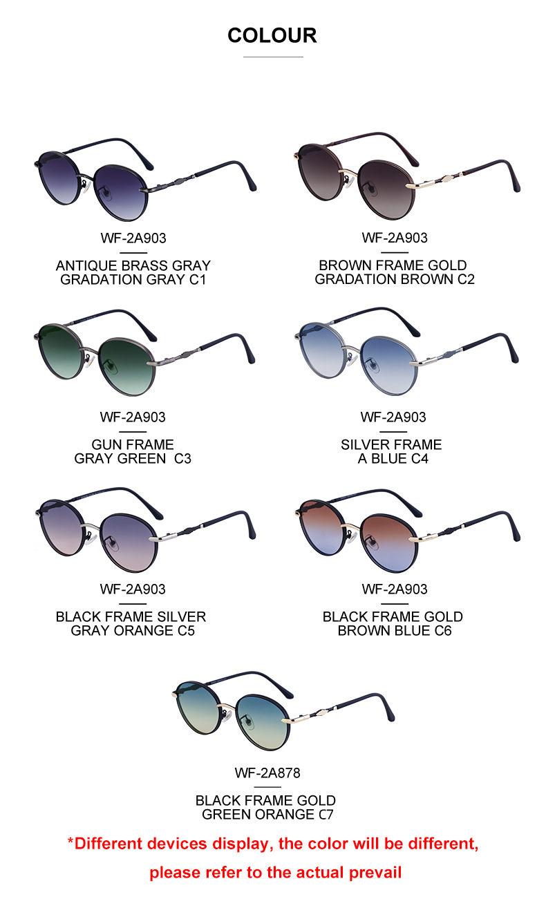 Oval Frame Sunglasses For Men And Women Retro Style Eyewear_voghion.com