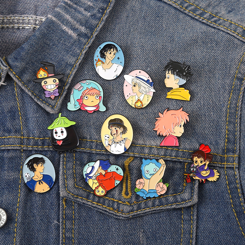 Alloy Material Cartoon Character Pattern Unisex Gender Cute Pin Cartoon Character Alloy Stoving Varnish Unisex Brooches