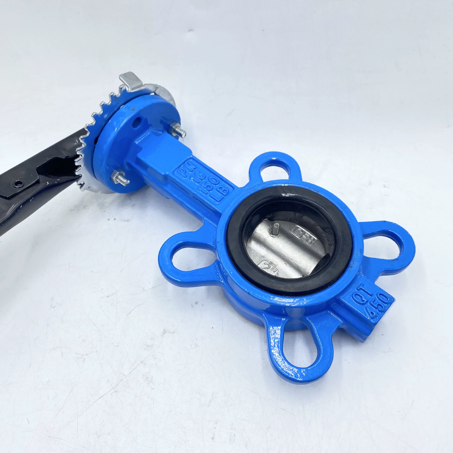 Производители продают! Дроссельный клапан ручной D71X/F/J-16QP 304 тетрафторная нержавеющая сталь DN50 80