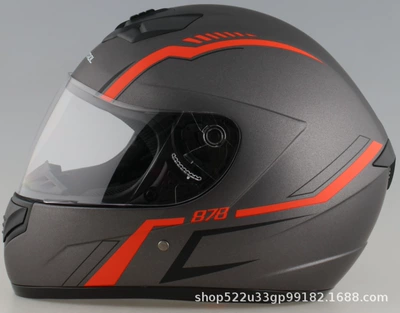 Helmet Electric Vehicle Unisex | Motosiklet kaskı (dəbilqə) - wind-jima-silver-fluorescent-orange-m