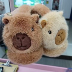 かわいいカピバラ秋冬耳カバー厚いぬいぐるみ防風防寒保温耳保護防寒百合耳暖かい耳カバー