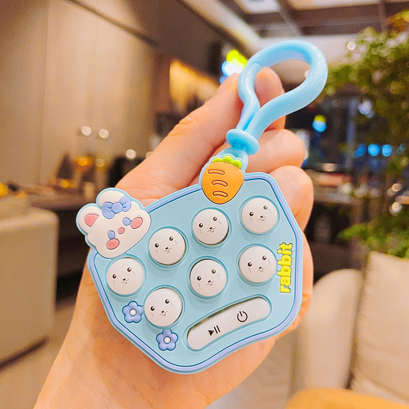 Cute Style Cute Rabbit Plastic Women's Bag Pendant Keychain
