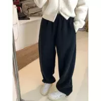Флисовые утепляющие зимние брюки, свободный крой