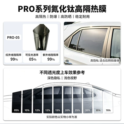 Car Solar Insulation Film, Magnetically Controlled Titanium Nitride Film, Anti-Uv Car Sunroof Pet Film, Front Windshield Explosion-Proof Film (Automotive Film) - 152m-1m-wholesale-of-the-whole-volume-pro-05